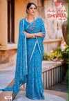 Shivam Vol 16 By Kashvi Dull Moss Viscose Border Bandhej Saree 